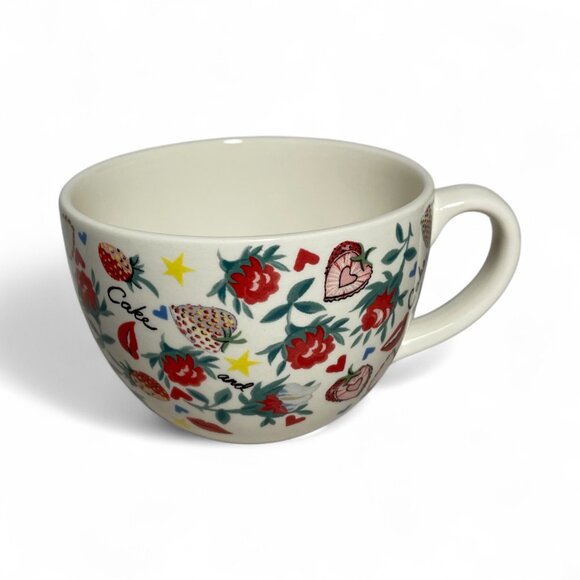 Cath Kidston Cake & Courage GBBO Collab Earthenware Coffee Cup 8 oz - Picture 2 of 6